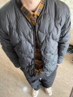 남성용 미국 레트로 블랙 다이아몬드 패턴 코튼 코트, 겨울 코트, 트렌디한 브랜드, 유럽과 미국의 스트리트 스타일, 클린핏 따뜻한 코튼 코트. - 이미지 3