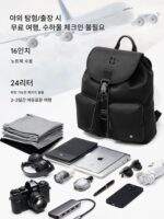 BVP 탄도 나일론 백팩 남성용 2025년 신제품 방수 대용량 드로스트링 낙하산 부대 가방 여행용 백팩 - 이미지 3