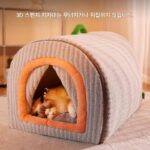 일본 수입 MUJIE 고양이 집 겨울 따뜻한 밀폐형 고양이 잠자리 텐트 고양이 집 분리형 및 세척 가능한 개 집 - 이미지 3