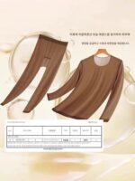 남성용 초박형 열 속옷, 심리스 겨울용 베이스 레이어, 슬림핏, 일정한 온도 유지 열 속옷 세트 - 이미지 5