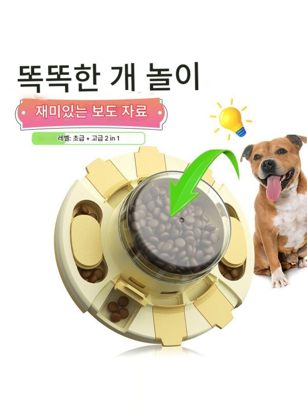 작은 애완동물을 위한 개와 고양이가 음식을 냄새 맡고 숨기는 퍼즐 장난감으로 지루함을 해소하고 스스로 놀 수 있으며 회전형 퍼즐도 가능합니다.