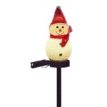 크리스마스 조명 스트링 LED 눈사람 야외 태양광 잔디 플러그 장식 조명 장면 레이아웃 드레스업 - 이미지 5