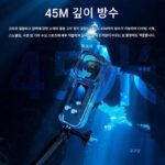 DJI Pocket 3 방수 하우징 Osmo 다이빙 하우징 Osmo 스포츠 카메라 액세서리 45m 방수 보호 커버 수중 해변 수영 촬영 워터파크 서핑 세트 액세서리에 적합합니다. - 이미지 2