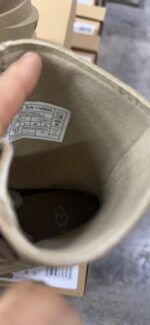 UGG 여성용 부츠 마틴 모터사이클 하이탑 1143833 데저트 그레이 - 이미지 5