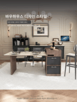 아일랜드 테이블 통합 가정용 접이식 리프팅 라이트 프랑스 스타일 중세 스타일 동굴 돌 식탁 좁은 아일랜드 캐비닛 소형 아파트 - 이미지 5