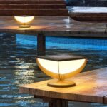 태양광 기둥 조명 야외 정원 조명 현대 방수 빌라 게이트 벽 조명 정원 기둥 게이트 기둥 조명 - 이미지 3