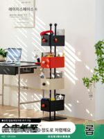 Lazy Space Nordic Iron Square Box 책장 크리에이티브 컬러 플로어 랙 홈 침실 어린이 사물함