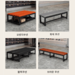 신발 갈아입는 벤치 롱 벤치 체육관 소프트백 벤치 욕실 탈의실 소파 벤치 신발 옷가게 벤치 레스트 의자 - 이미지 3