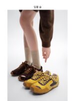 선셋 포레스트 캐주얼 독일 트레이닝화 여성 2025 봄 신상 컬러 스니커즈 가벼운 스포츠화 핫 포레스트 검프화