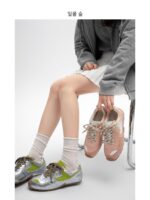 선셋 포레스트 캐주얼 독일 트레이닝화 여성 2025 봄 신상 컬러 스니커즈 가벼운 스포츠화 핫 포레스트 검프화 - 이미지 3