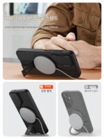 Muxingzhe는 Samsung S25ultra 자석 모바일 폰 케이스 galaxyS25plus 새로운 렌즈 보호 커버 magsafe 초박형 낙하 방지 S25 전체 커버 접이식 브래킷 간단하고 고급형에 적합합니다. - 이미지 4