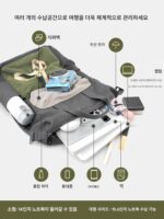 플라워 프린세스 라이브 인 라이프 콘트라스트 컬러 백팩 대용량 스쿨백 경량 아웃도어 여행 등산 백팩 - 이미지 5