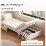 새로운 접이식 싱글 침대 다기능 소파 침대 접이식 이중 용도 성인 점심 휴식 손님 임시 소형 침대 홈 - 이미지 4