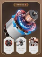 로얄스타 분쇄기 한약 분말 기계 초미립자 분쇄기 가정용 소곡물 상업용 분쇄기 - 이미지 4