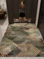 현관 매트 고급 카펫 2025년형 새 도어 매트 현관문 먼지 방지 미끄럼 방지 스크러빙 발 매트