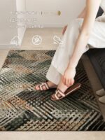 현관 매트 고급 카펫 2025년형 새 도어 매트 현관문 먼지 방지 미끄럼 방지 스크러빙 발 매트 - 이미지 2