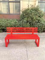 공원 의자 야외 레저 등받이 긴 의자 야외 코트 레스트 긴 벤치 쇼핑몰 좌석 광장 야외 벤치 - 이미지 4
