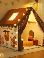 어린이 텐트, 공주 성, 남자아이 비밀 기지, 놀이집, 장난감, 실내 작은 집, 상상놀이, 잠잘 수 있음