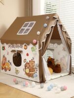 어린이 텐트, 공주 성, 남자아이 비밀 기지, 놀이집, 장난감, 실내 작은 집, 상상놀이, 잠잘 수 있음 - 이미지 4