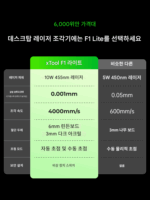 xTool F1Lite 레이저 조각기 전자동 소형 절단 잎 조각 및 코딩 마킹기 [창고] - 이미지 3