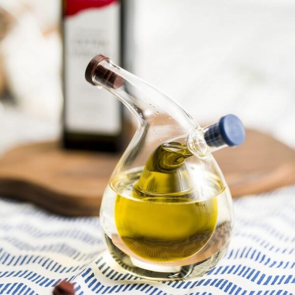 가정용 유리 오일 냄비 주방 도구 누출 방지 간장 병 식초 병 조미료 병 다기능 조미료 세트