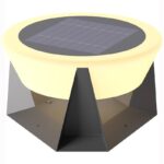 모던하고 심플한 조경 정원 조명 태양광 기둥 조명 창의적인 방수 디자인 벽 마당 기둥 조명 - 이미지 5