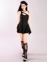 플라워 걸 원피스 수영복 여성 스몰 프레그런스 스타일 섹시 오프숄더 슬림 페어리 스타일 온천 해변 휴가 - 이미지 5