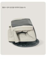 아기를 품는 허리 팔걸이 회전 의자 수유 의자 발코니 등받이 의자 접이식 분리형 및 세척 가능 - 이미지 5