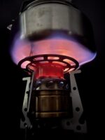 야외 하이킹 경량 버너 황동 알코올 스토브 화력 향상 액세서리 캠핑 휴대용 클러스터 스토브