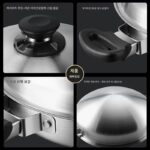 소노러스 암웨이 퀸팟 304 스테인리스 스틸 프라이팬 중국 가정용 무수냄비 노스틱 팬 대형 프라이팬 - 이미지 4