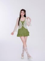 아글리온디 대형 수영복 여성 온천 휴가 성인 고급 보수 2025 새로운 지방 mm 커버 고기 - 이미지 3