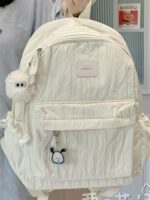 여대생을 위한 가벼운 백팩, 니치 디자인, 캐주얼 소형 백팩, 한국 버전, 인스타일, 중학생 여자 가방 - 이미지 2