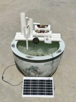 칼슘 카보네이트 탱크가 없는 태양열 어항 필터 어항 일체형 안뜰 어항 자동 정수 순환 시스템 - 이미지 5