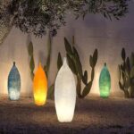 야외용 발광 꽃병 램프 플로어 램프 디자이너 정원 램프 잔디 ​​캠핑 분위기 램프 캠핑 램프 방수 인터넷 유명인 - 이미지 3