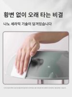 일본 세라믹 무코팅 노스틱 팬 프라이팬 가정용 오일 폴리머 노스틱 팬 가스 인덕션 쿠커 티타늄 팬 프라이팬 - 이미지 5
