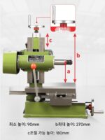 X1514 단순 수평 밀링 머신 데스크탑 슬롯 밀링 머신 소형 선반 다기능 표면 소형 연삭기 X1527 수평 밀링 머신 - 이미지 2