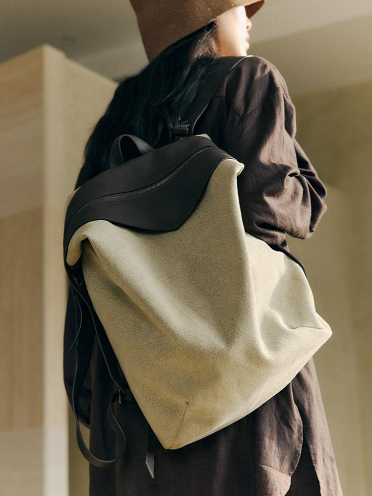 main_923378992171_0 출퇴근용 심플 남녀용 백팩 대용량 2025년 신상품 경량 캔버스 컴퓨터 백팩 여행 학생용 책가방 - 이미지 1