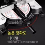 알루미늄 톱 기계 10 인치 고정밀 알루미늄 합금 목공 45도 각도 절단 특수 다기능 편리한 절단 기계 - 이미지 3
