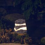 LED 발광 시뮬레이션 스톤 램프 야외 야경 유리섬유 조경 램프 방수 공원 빌라 안뜰 잔디 램프 - 이미지 2