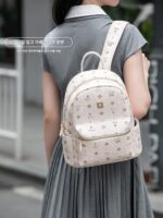 허수아비 백팩 여성 2025 새로운 패션 다용도 백팩 대용량 고품질 질감 통근 여행 가방 - 이미지 3