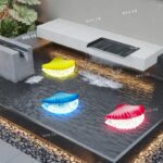 야외 다이내믹 쉘 조명, 공원 경관 명소, 다이내믹 개폐 진주 조명, 방수 정원 조명, 모의 가리비 잔디 조명 - 이미지 5