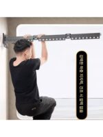 SISKX 접이식 옷걸이 벽걸이 실내 창문 홈 발코니 보이지 않는 옷 건조대 망원 건조 장치 - 이미지 4