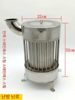 스테인리스 스틸 난방 스토브 나무 스토브 휴대용 홈 캠핑 실내 및 실외 굴뚝 소형 텐트 스토브 나무 스토브 - 이미지 2