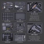 Jimmy Home 도구 세트 가정용 도구 상자 다기능 하드웨어 수리 완료 가정 전기 기술자 완료 세트 - 이미지 2