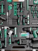 일본 수입 하드웨어 도구 세트 가정용 도구 상자 수리 다기능 가정용 전기 목공 전기 드릴