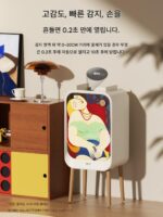 VEELAR 스마트 센서 쓰레기통 홈 거실 주방 높은 발 고가 욕실 조명 고급 중세 스타일 - 이미지 3