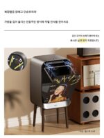 VEELAR 스마트 센서 쓰레기통 홈 거실 주방 높은 발 고가 욕실 조명 고급 중세 스타일 - 이미지 5