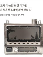Kunpeng PRO 야외 304 실제 화재 대형 벽난로 실내 난방 피크닉 스토브 펠릿 창고 캠핑 텐트 나무 스토브 - 이미지 3