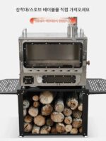 Kunpeng PRO 야외 304 실제 화재 대형 벽난로 실내 난방 피크닉 스토브 펠릿 창고 캠핑 텐트 나무 스토브 - 이미지 5