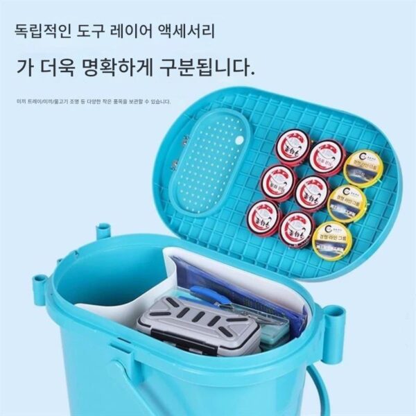 낚시의자 2-in-1 낚시상자 특별 클리어런스 세일 피쉬포크 신형 싯온 낚시상자 소형 낚시통 초경량